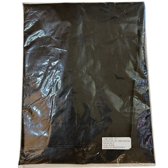 Other - Black 24” Table Leaf Bag